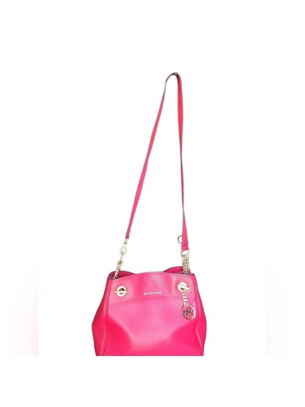Michael Kors Red Leather Shoulder Bag Cross Body